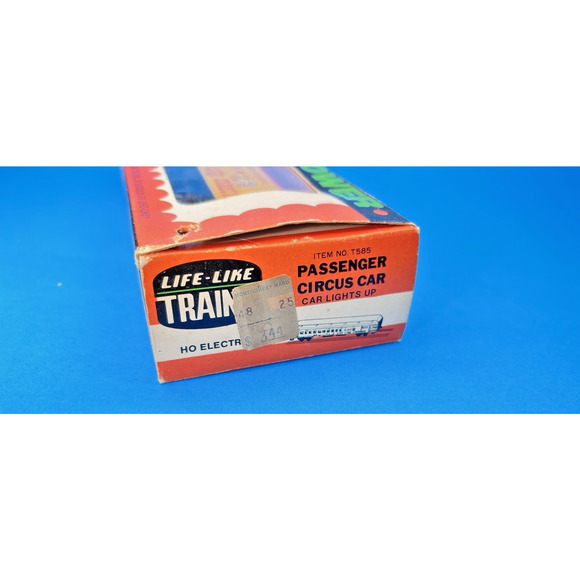 Vintage Life-Like Trains Passenger Circus Car HO Electric, T585, Original Box - Picture 7 of 16